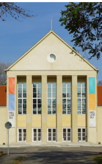 Das Haus des Festspielhauses Hellerau, in dem der Tanzkongress stattfinde